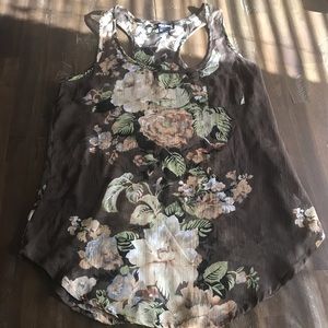 Floral tank top